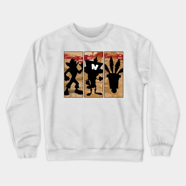 The Good, the Bad, the Ugly (B) Crewneck Sweatshirt by KingVendrik